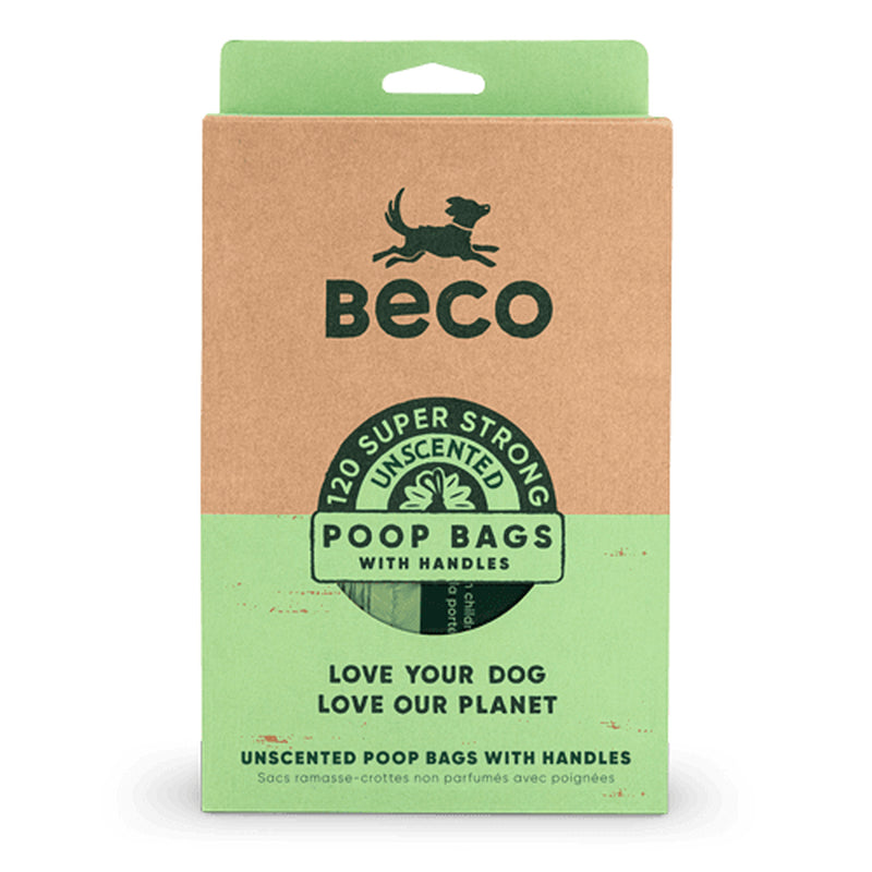 Beco Dog Poop Bags Poo Waste Sacks Unscented Strong Big Leak Proof